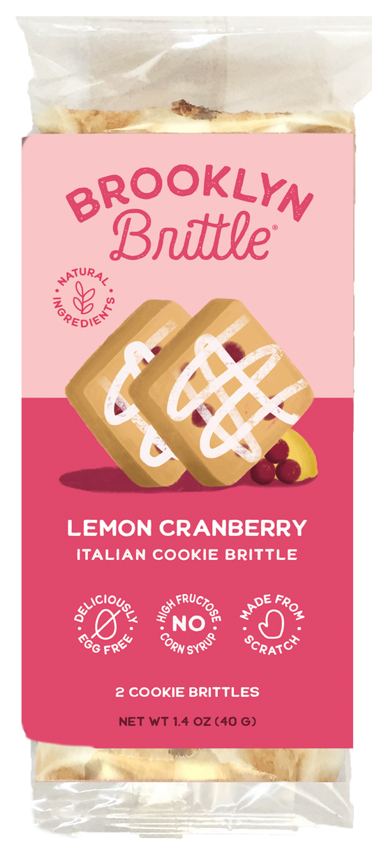 Brooklyn Brittle - Lemon Cranberry Snack Pack
