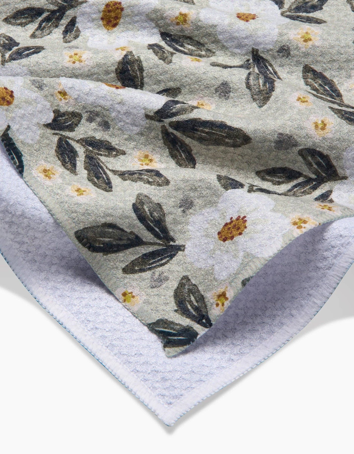 Geometry - Painted Spring Flowers Tea Towel