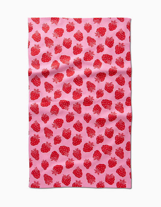 Geometry - Strawberry Fields Tea Towel