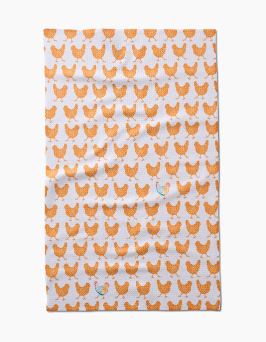 Geometry - Fun Spring Chicks Tea Towel