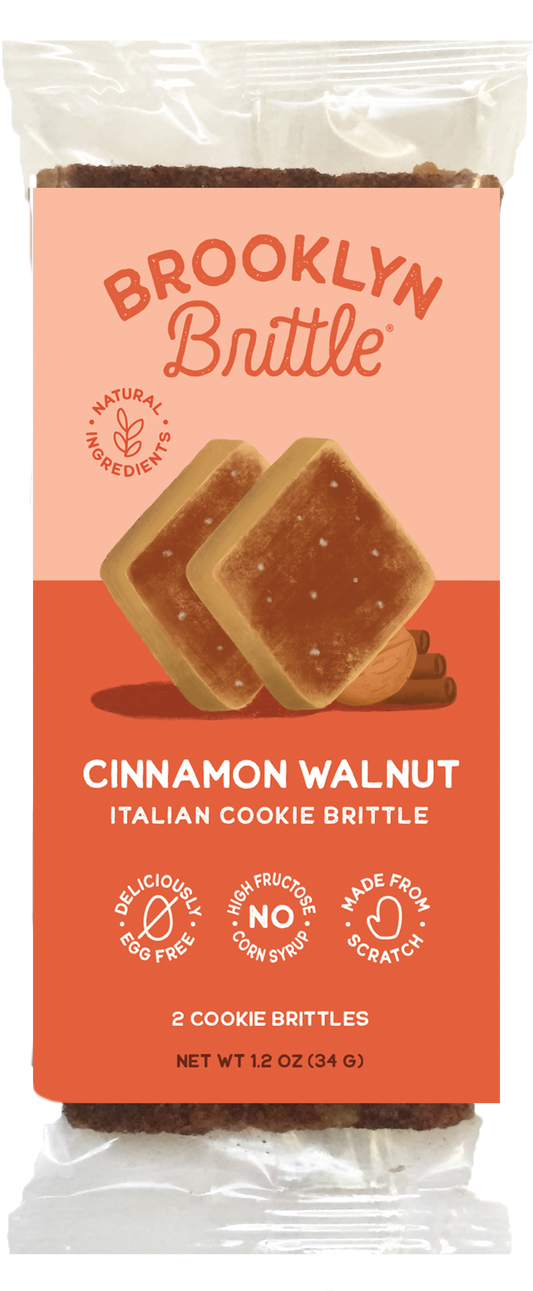 Brooklyn Brittle - Cinnamon Walnut Snack Pack