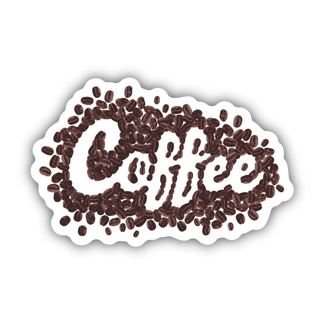 Coffee Bean Art Sticker