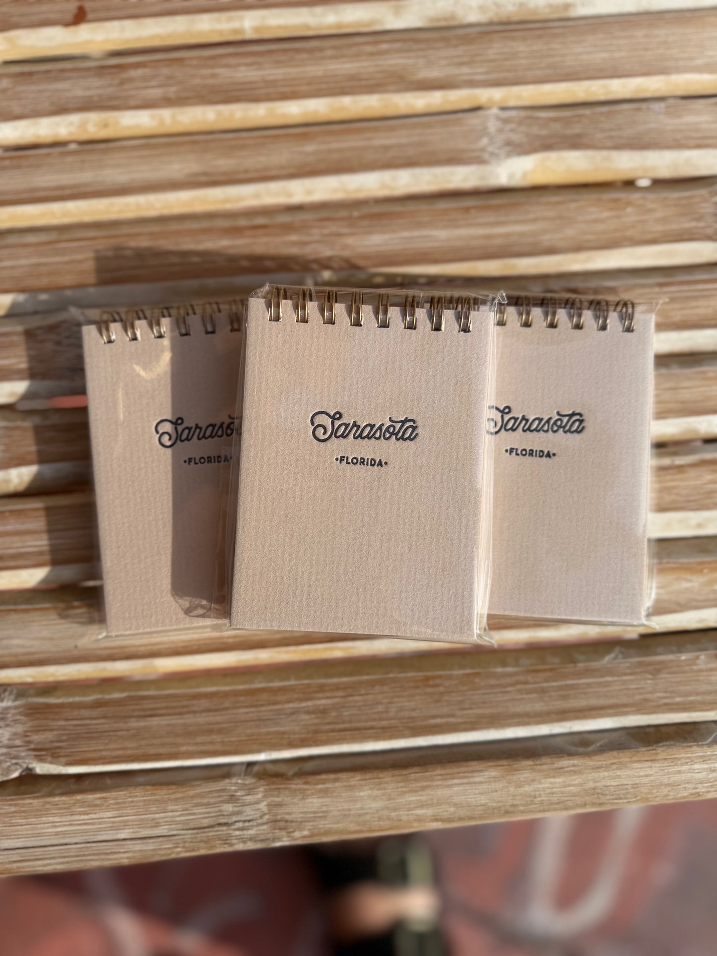 Sarasota Script Mini Jotter Notebook: Morning Fog