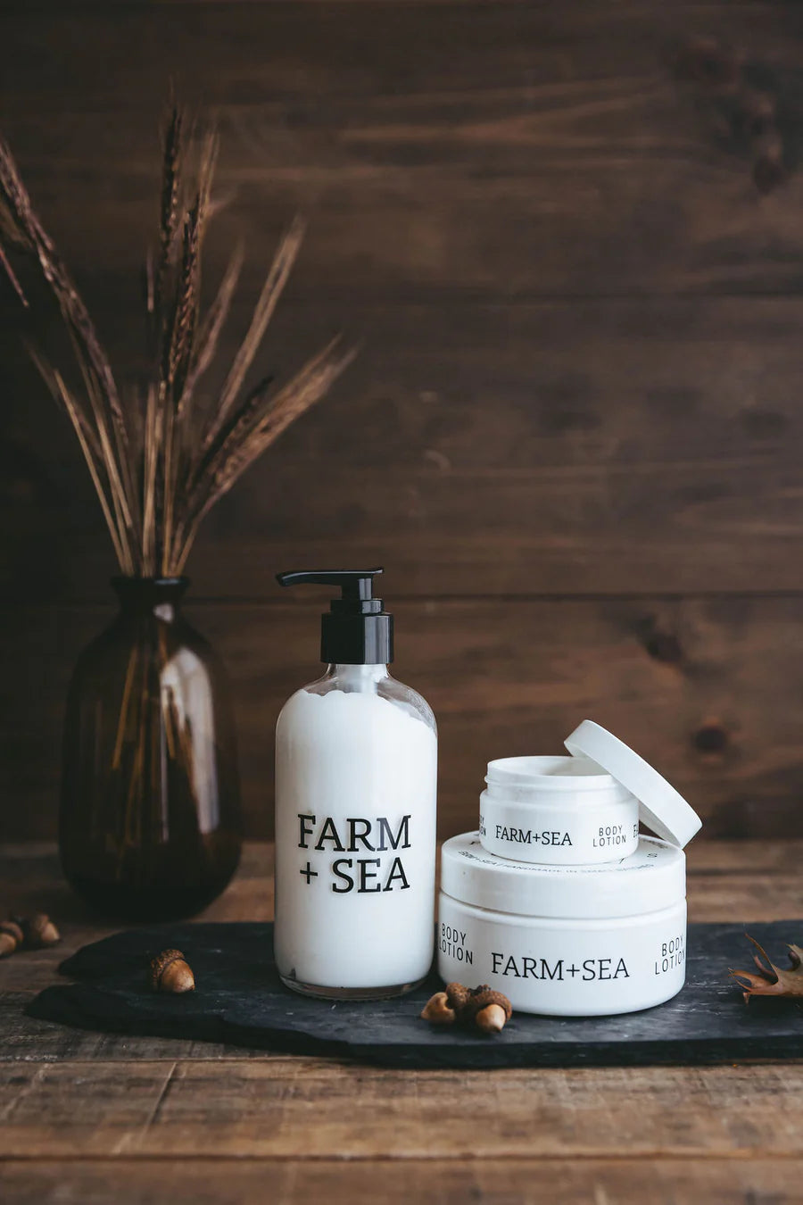 Saltwater Lotion Glass Bottle 8oz