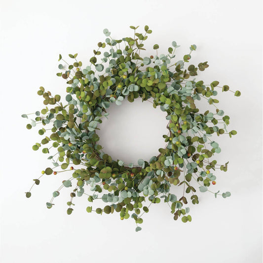Sullivans Home Decor - Mini Eucalyptus Berry Wreath