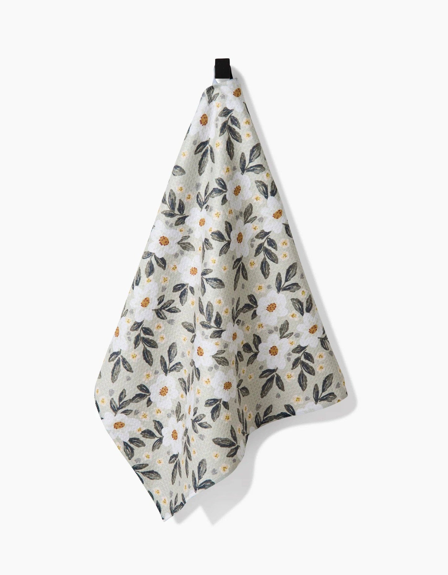 Geometry - Painted Spring Flowers Tea Towel