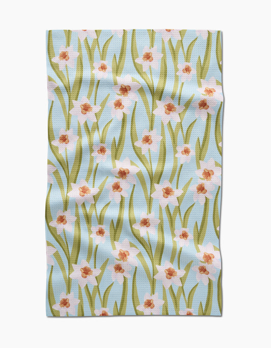 Geometry - Daffodil Sky Tea Towel