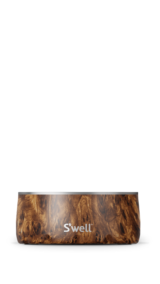 S'well - 16oz Teakwood Pet Bowl