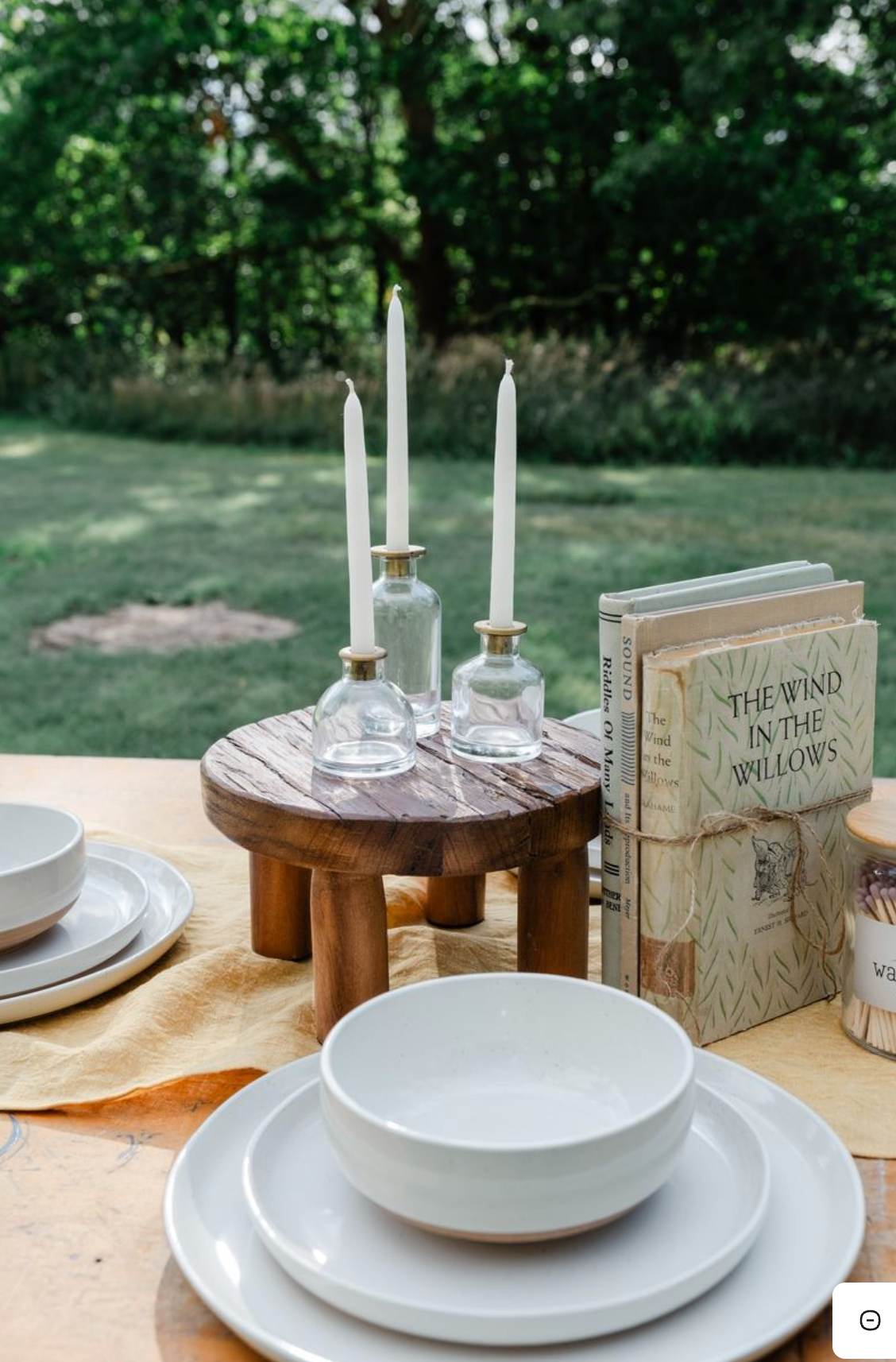 Skinny Taper Glass Candle Holder - Medium