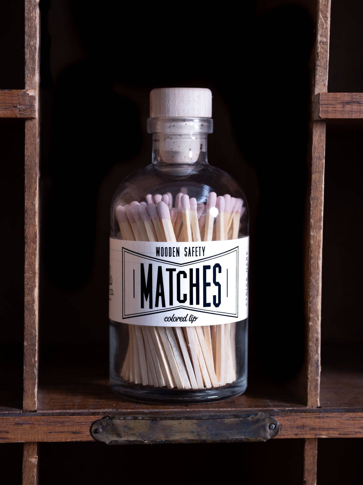 Vintage Apothecary Light Pink Matches: Light Pink