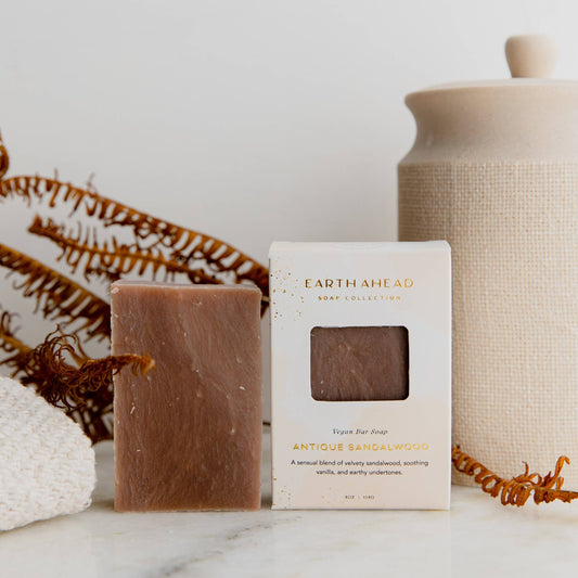 ANTIQUE SANDALWOOD Luxury Vegan Bar Soap