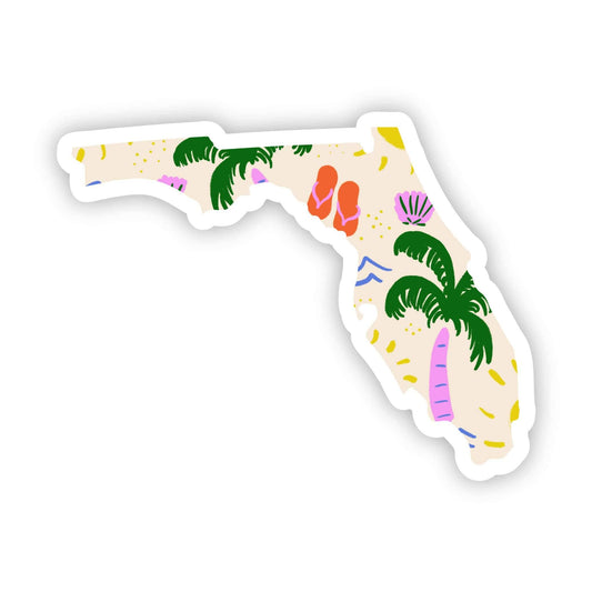 Big Moods - Florida Sticker - Beach